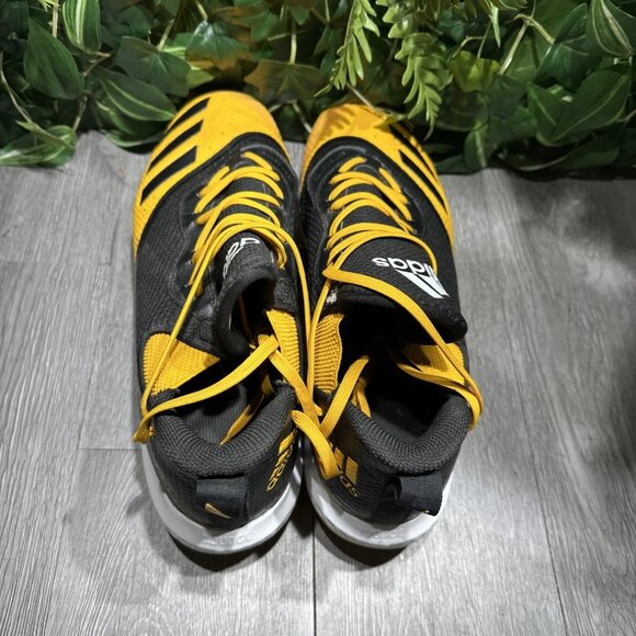 Adidas Icon V Bounce Baseball Cleats Size US 15 Yellow / Black G28251 main image 6